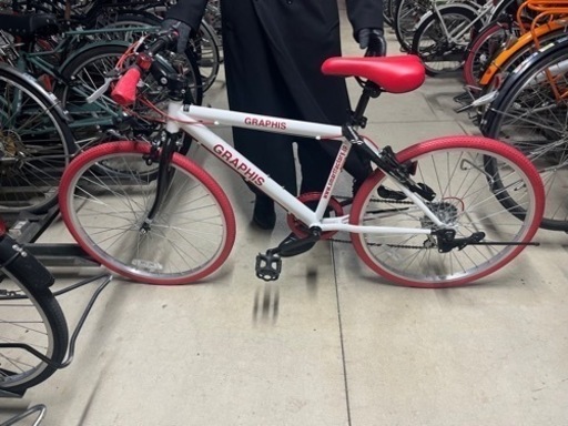 自転車　クロスバイク　組み立て式
