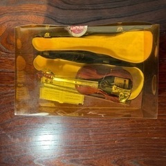 古酒ミニチュアボトル L.Dorville ナポレオン ブランデー  バイオリン ケース入りの画像