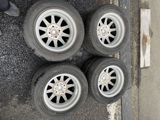 13インチ軽自動車用ホイールタイヤセットおまけタイヤ4本付