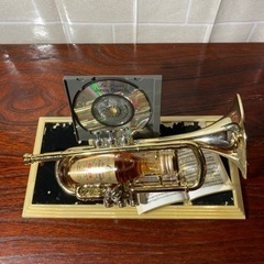 古酒ミニチュアボトル La Priere Junos Brandy リキュール トランペットの画像