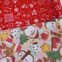 【引取限定】シモジマクリスマス包装紙(ナターレ)(パステルイヴ)
