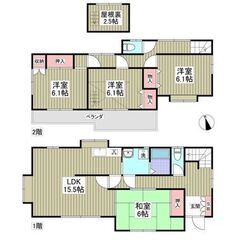 💚 深谷市萱場一戸建て駐車場	空有 0円ペット飼育可能！4LDK...