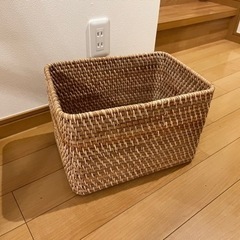 ラタン　バスケット　無印風