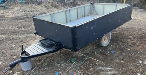 トラクタートレーラー 農業用 運搬車 トラクター シングル トラクター 荷台 【引取限定】