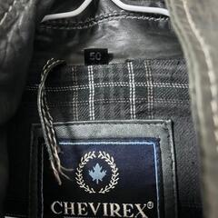 Chevirex ヴィンテージのレザージャケット、高品質なレザー（3L）。の画像