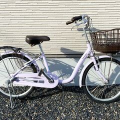(受渡者決定)ブリヂストン アルミーユミニ 22インチ 内装3段変速 ママチャリ 自転車の画像