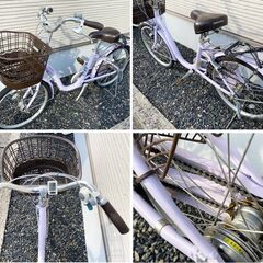 (受渡者決定)ブリヂストン アルミーユミニ 22インチ 内装3段変速 ママチャリ 自転車の画像