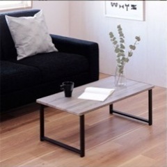 木目調風　ローテーブルの画像