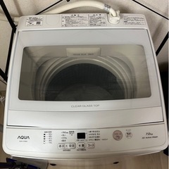 2022年洗濯機AQUA の画像