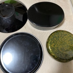 津軽塗り　菓子入れ等まとめての画像