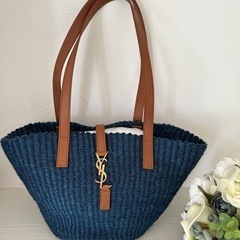 ◆新品未使用正規品◆SaintLaurentサンローラン　ロゴラフィアバッグ