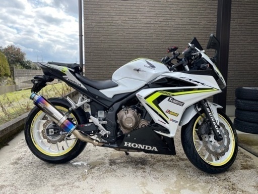 ホンダ CBR400R NC56 ホワイト 車検6年7月