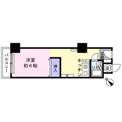 西武ヴイラ苗場9号館　8階　1DK　8万円