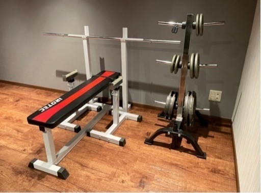 IROTEC(アイロテック)ベンチプレス 63kg セイフティーラック バーベル バーベルラック スタンド