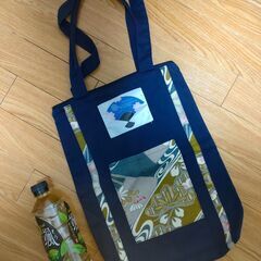 【お引渡し調整中】和柄手さげバッグ 差し上げます。