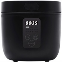 炊飯器　ROOMMATE 多機能炊飯器 4合炊き グルメ炊き ブラック の画像