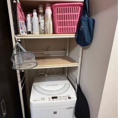 ランドリー収納、ラックの画像