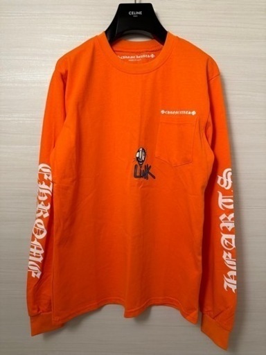 【CHROME HEARTS】MATTY BOY BUILD ロンT オレンジ