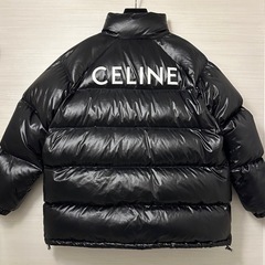 【CELINE】キルティング ダウンジャケット 軽量ナイロン ロ...