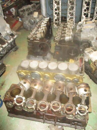 Mベンツ113SL-111SE-ユーズドエンジン部品各種-ピストンセツト販売