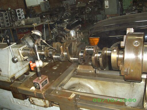 Mベンツ113SL-111SE他エンジンクランクシャフト研磨バランス取り済み販売