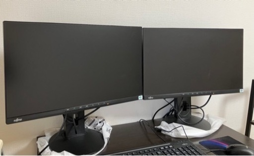 【半額セール】FUJITSU デュアルディスプレイ