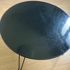 中古　ローテーブル　ミニテーブル　机　黒　ブラック　一人暮らし　新生活