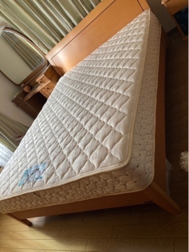 3/13〜16引き渡し【大塚家具・フランスベッド】ワイドダブルベッド＆マットレス