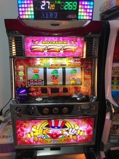 ニューアイムジャグラーEX 中古　リール傷あり