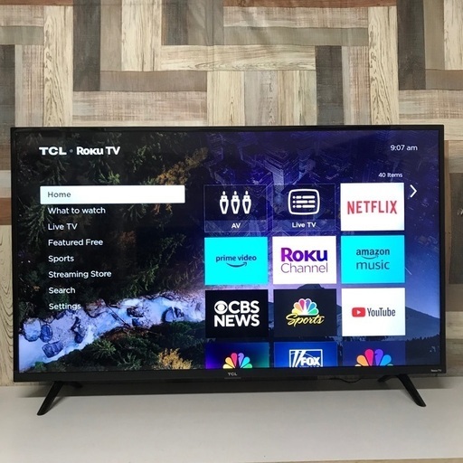 即日受渡❣️4KスマートTV50型ネット動画チューナーレス29500円