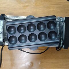 三ッ谷電機 屋台横丁 卓上焼き鳥 焼肉 たこ焼き器 鉄製 の画像