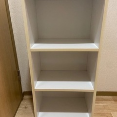 3段ボックス　収納　カラーボックス付きの画像