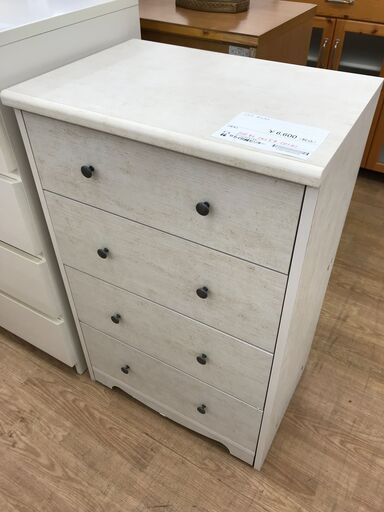 ★ジモティ割あり★ ニトリ チェスト アイボリー H92×W59×D41 クリーニング済み KJ4337