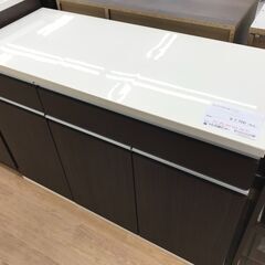 ★ジモティ割あり★ ニトリ キッチンカウンター ブラウン H86×W120×D51 クリーニング済み KJ4338