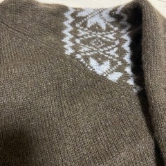 ユニクロウール ニットセーターUNIQLO Lサイズ　古着Vintageの画像