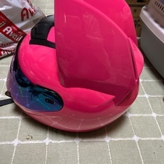 猫耳ヘルメットピンクの画像