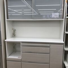 ★ジモティ割あり★ シギヤマ家具 食器棚 ホワイト H200×W...