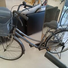 ★ジモティ割あり★  自転車 26 ダークシルバー クリーニング...