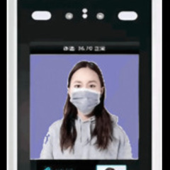 【新品未使用】顔認証機能付き ＡＩ体温検知システム (ZX-TN2M7A)の画像