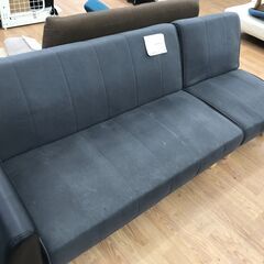★ジモティ割あり★  ソファベッド ネイビー H64×W182×...