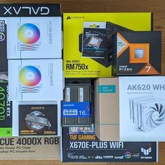 ゲーミングPC/Ryzen7-7800X3D/RTX4070Ti/Win10Proの画像