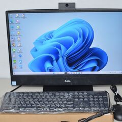 中古良品一体型パソコン DELL Optiplex 5260 Windows11+office 高性能core i3-8100/爆速SSD256GB/メモリー8GB/21.5インチ/無線/WEBカメラ