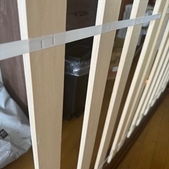【引き取り先見つかりました☺️】シングルベッド　枠組みのみの画像