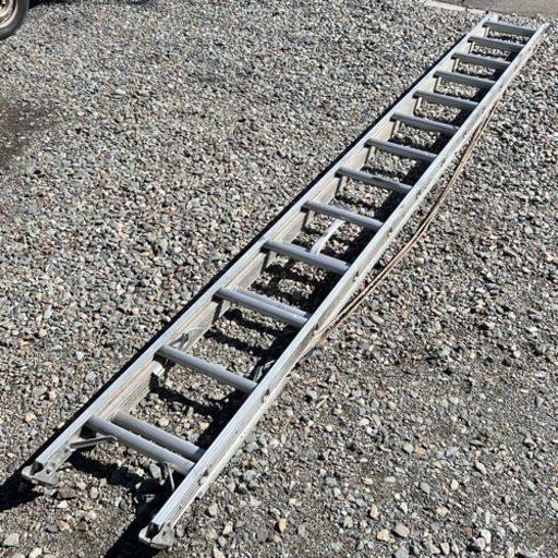 【決まりました】2連伸縮梯子　縮4.5m  伸7.85m 南箕輪引取り