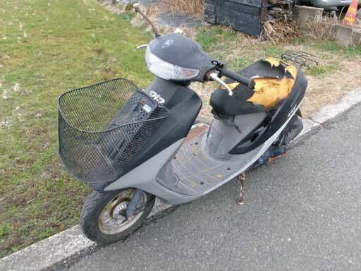 （決まりました）ホンダ　スーパーディオ　DIO AF27　車体　不動　鍵なし　部品取り　レストアベースに