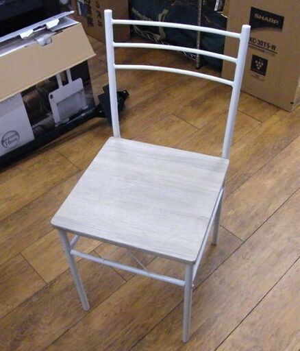 ダイニングセット 2人掛け アイリスプラザ 75×75×74cm イス2脚 ASP-75 木目調 スチール脚 札幌 厚別店