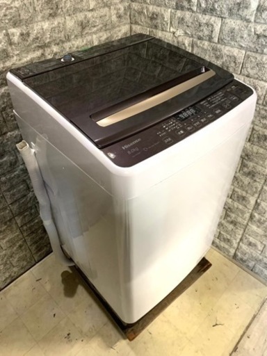 全国送料無料★3か月保障付き★洗濯機★2021年★ハイセンス★HW-DG80A★S-464