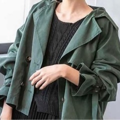 ショート丈　トレンチコート　新品未使用の画像