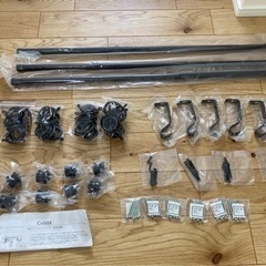アイアンカーテンレール3本　未使用品