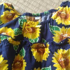 １２０cmひまわり🌻ワンピースと１２０cmズボンの画像